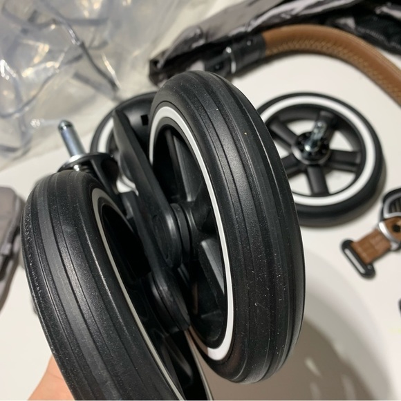 Cybex Mios Stroller Replacement wheels canopy belly bar rain cover - Picture 5 of 9